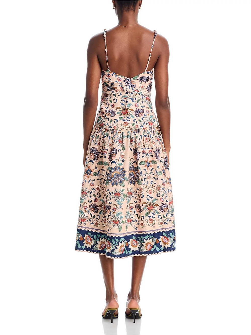 NWT FARM Rio Floral Dehli Linen Dress - Picture 4 of 5